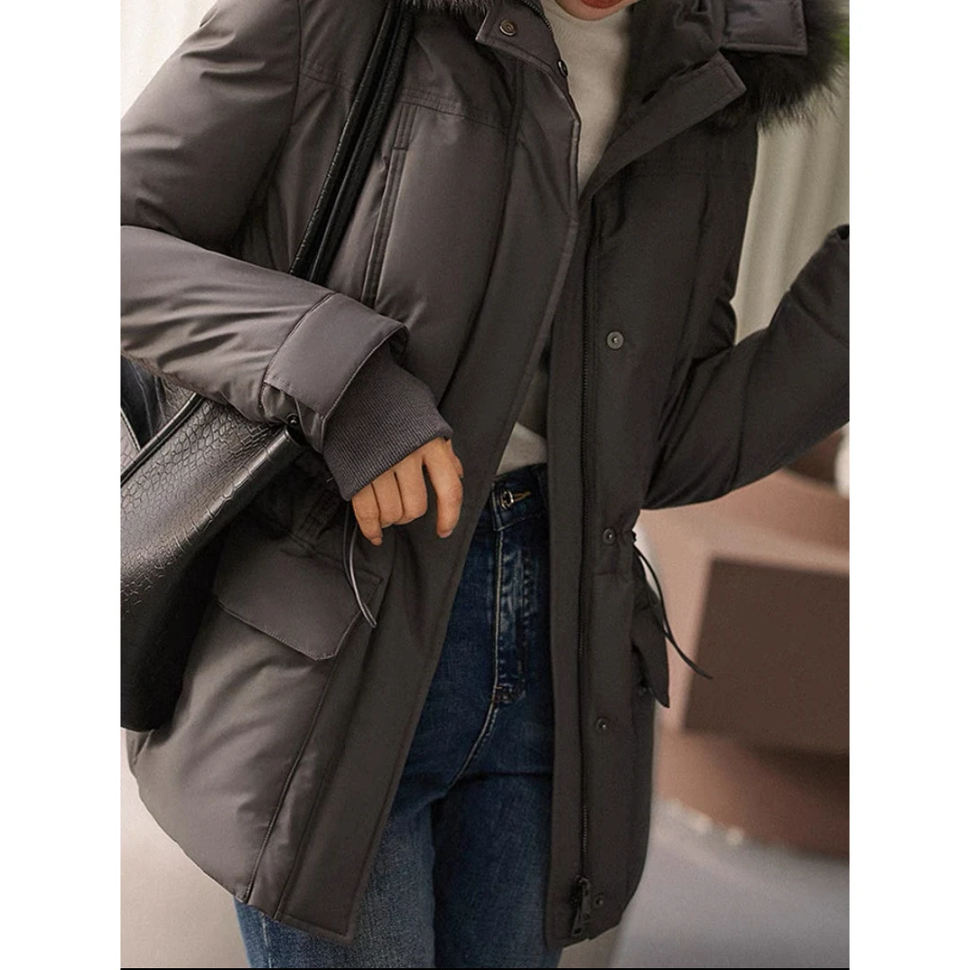 【影姐宠粉】中长款厚2024年冬季新款女装保暖1055