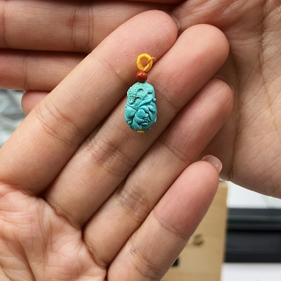 未镶嵌绿松石珠宝奇石