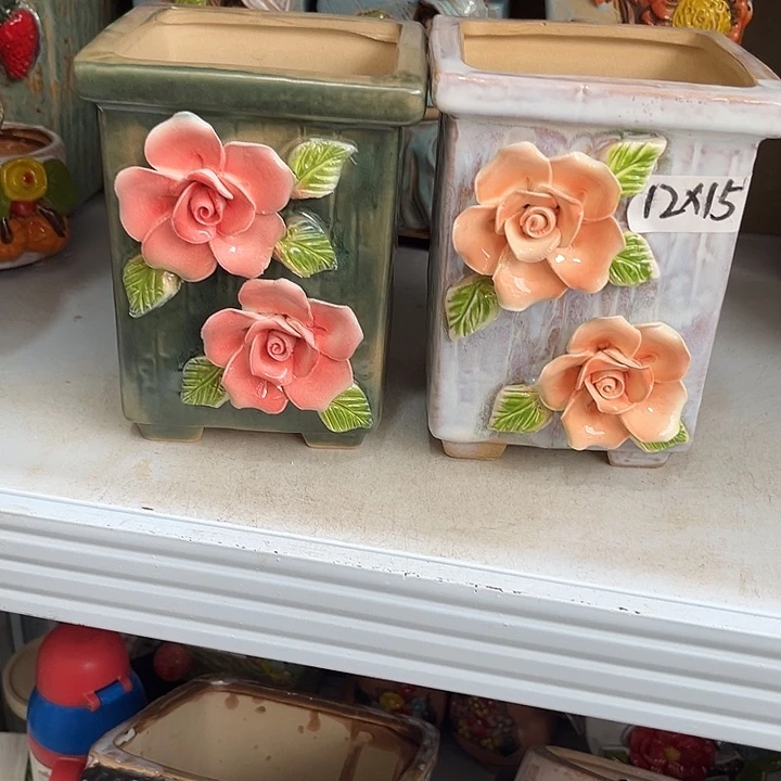 粗陶材质多肉花盆