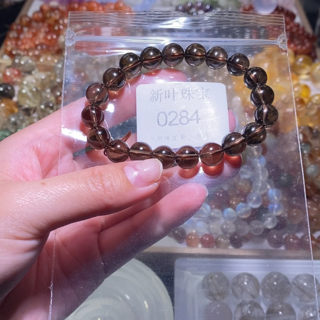 咖***豽水晶未镶嵌手链手链