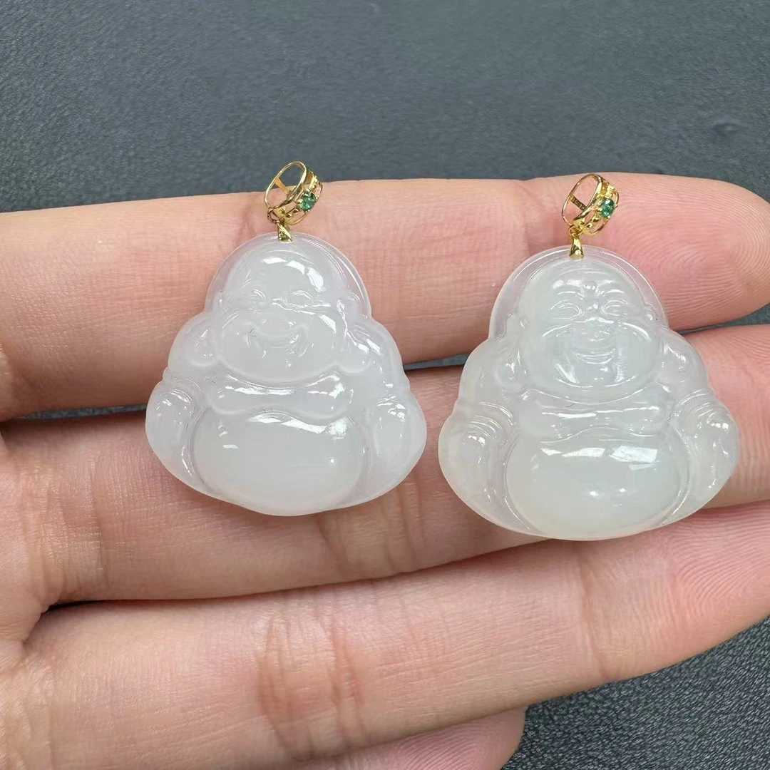 【玉经纶】30401/Q28-和田玉佛公吊坠-多样性发其一