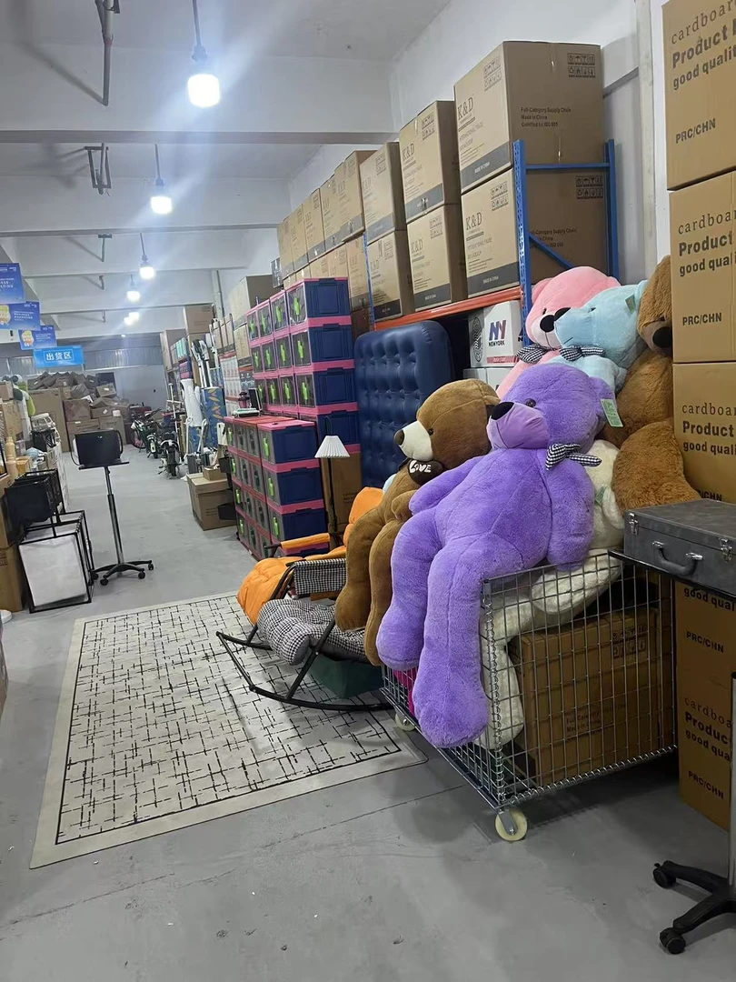 家居用品收纳柜躺椅小熊玩偶 颜色款式随机发