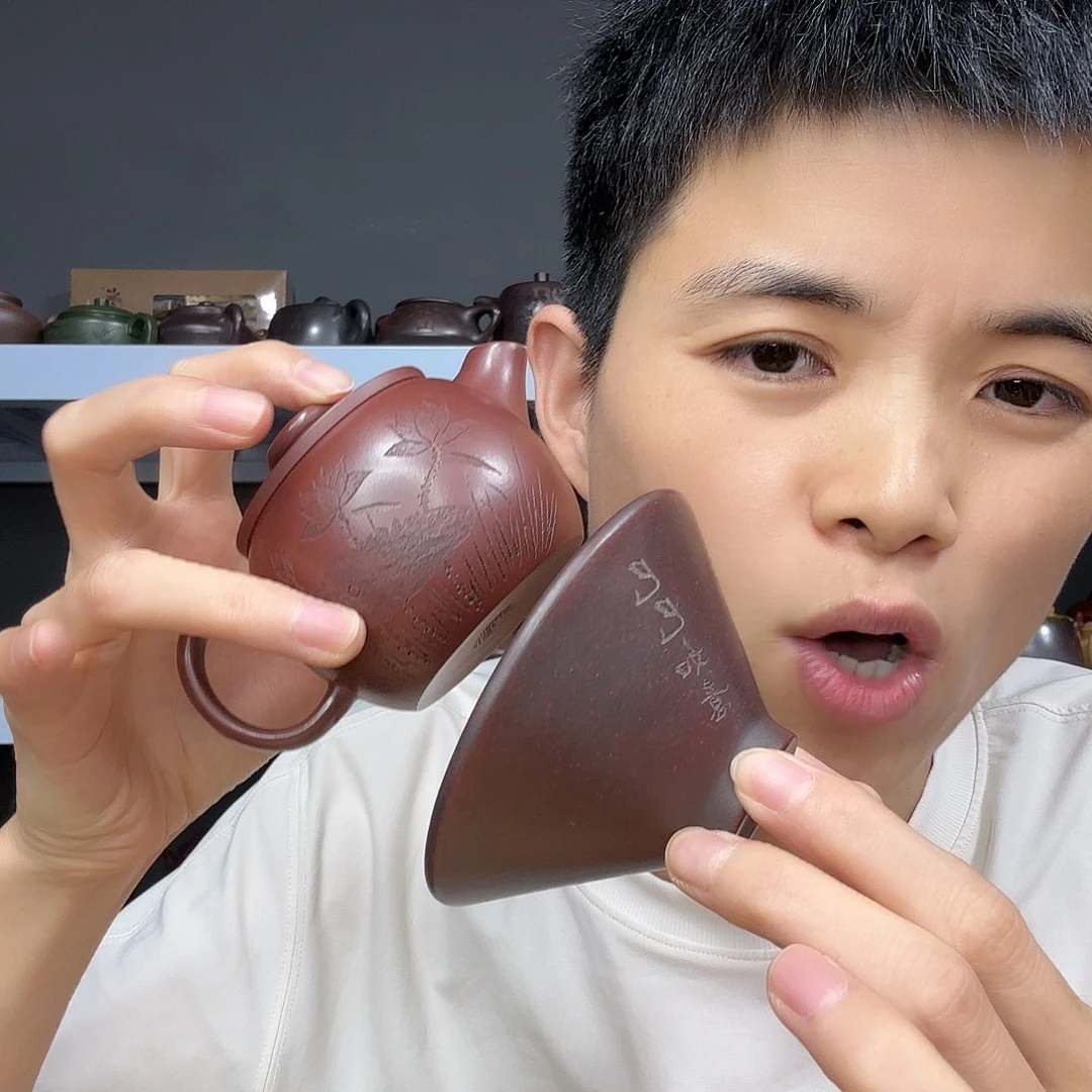 茶壶底槽青民间手艺人全手工制作