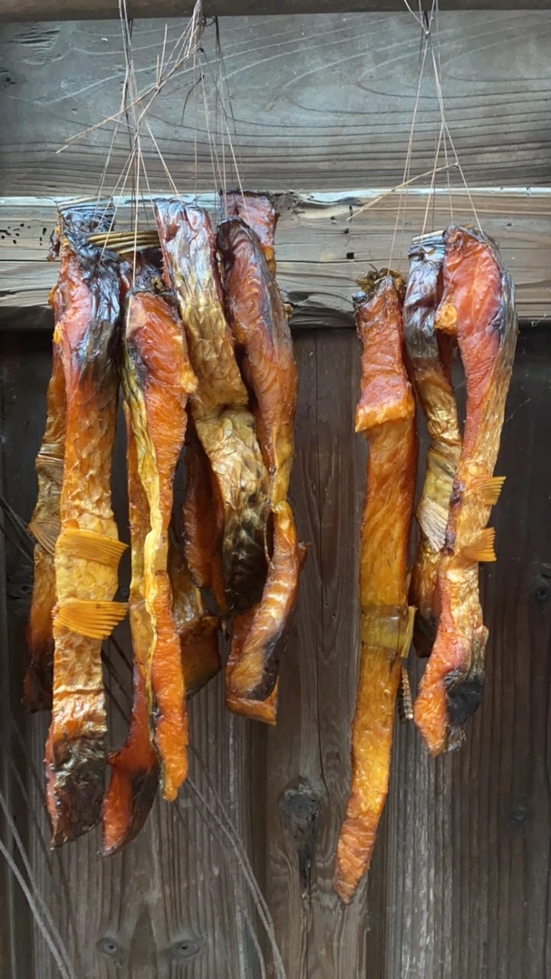 【湘水】9湖南乡里柴火烟熏  吊线鱼 腊鱼块（包邮）