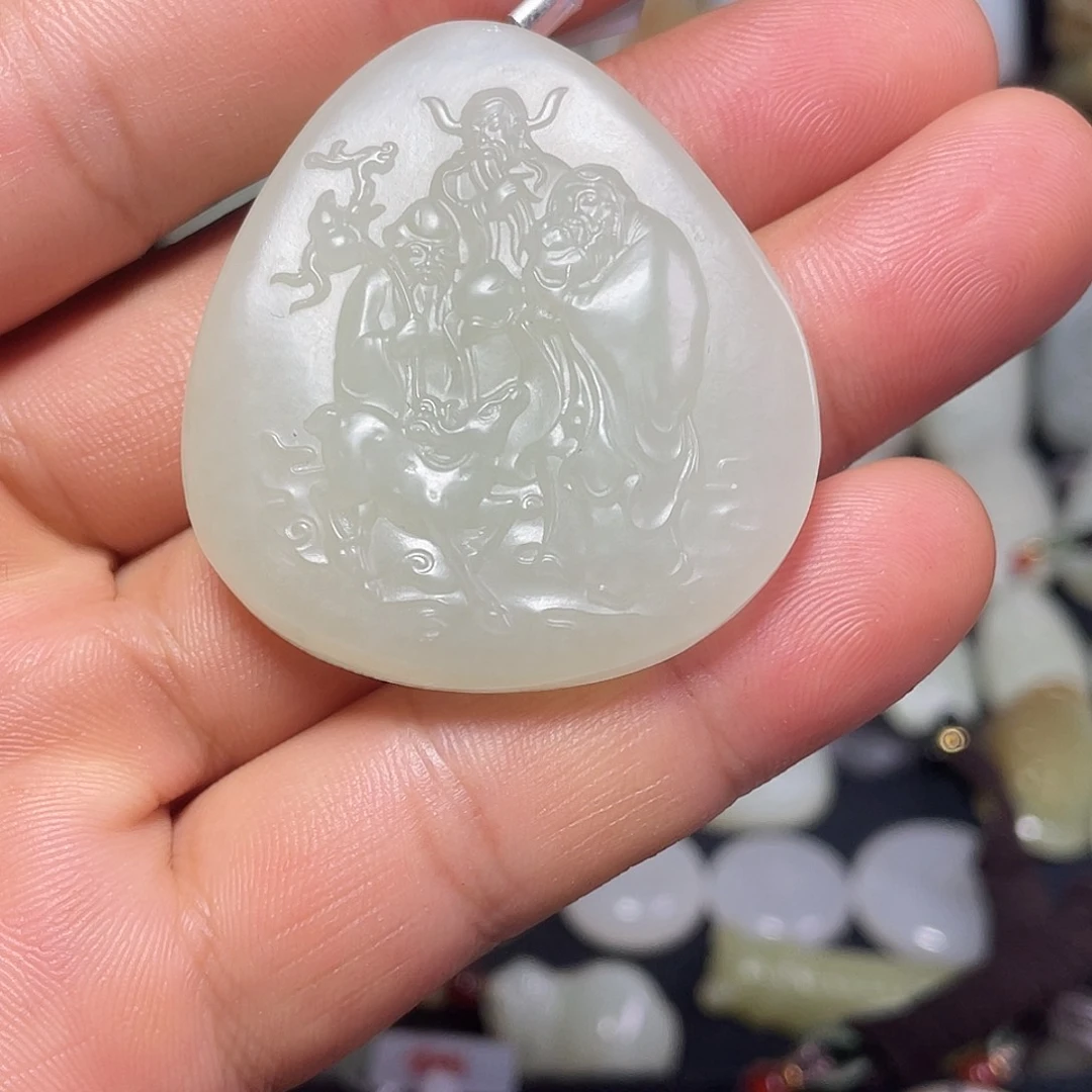 甩***5颈饰未镶嵌和田玉吊坠