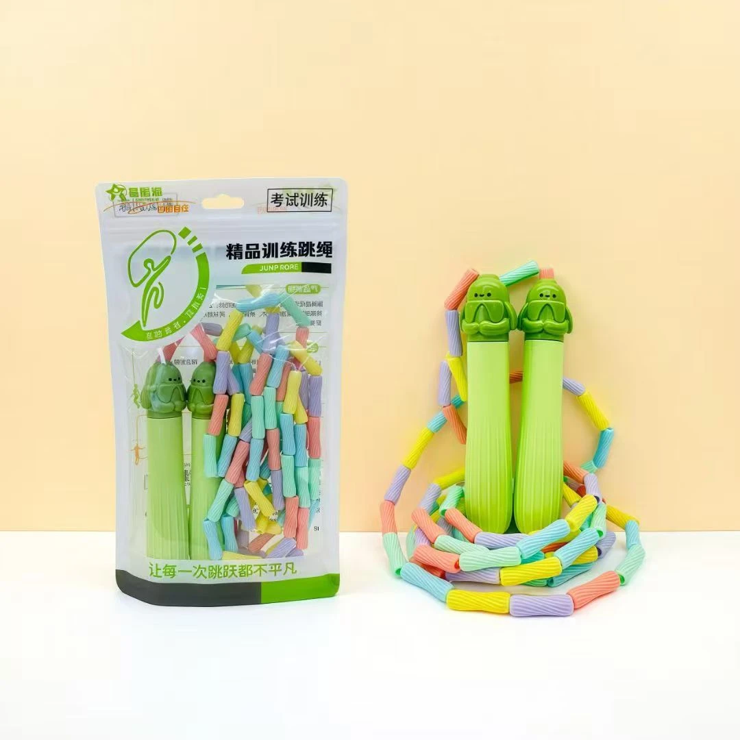可爱竹节跳绳儿童幼儿园小学生跳绳专用绳子大班老师推荐不打结