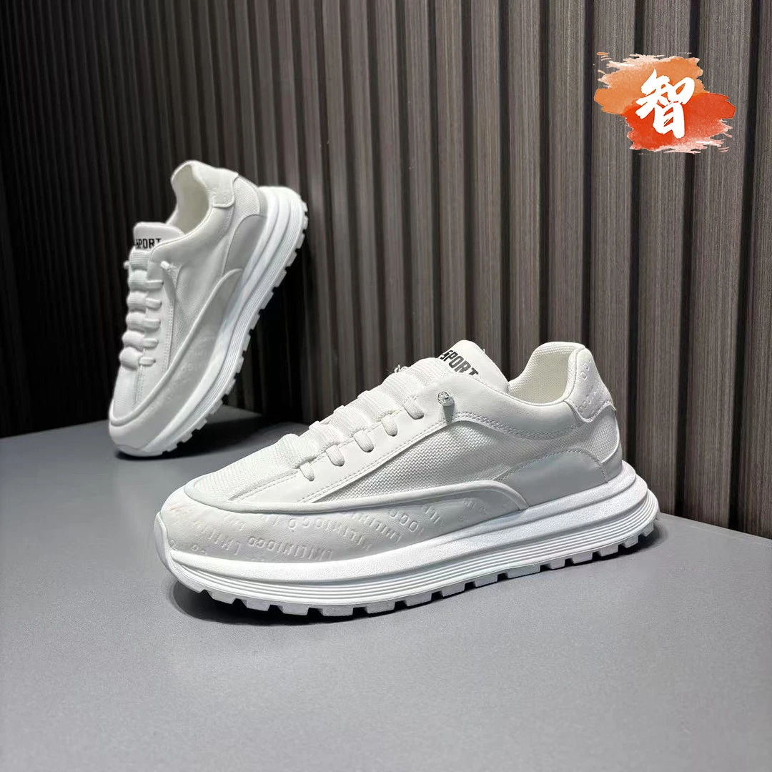 小智家男鞋2025新款夏小众耐磨透气运动休闲鞋百搭增高阿甘老爹鞋