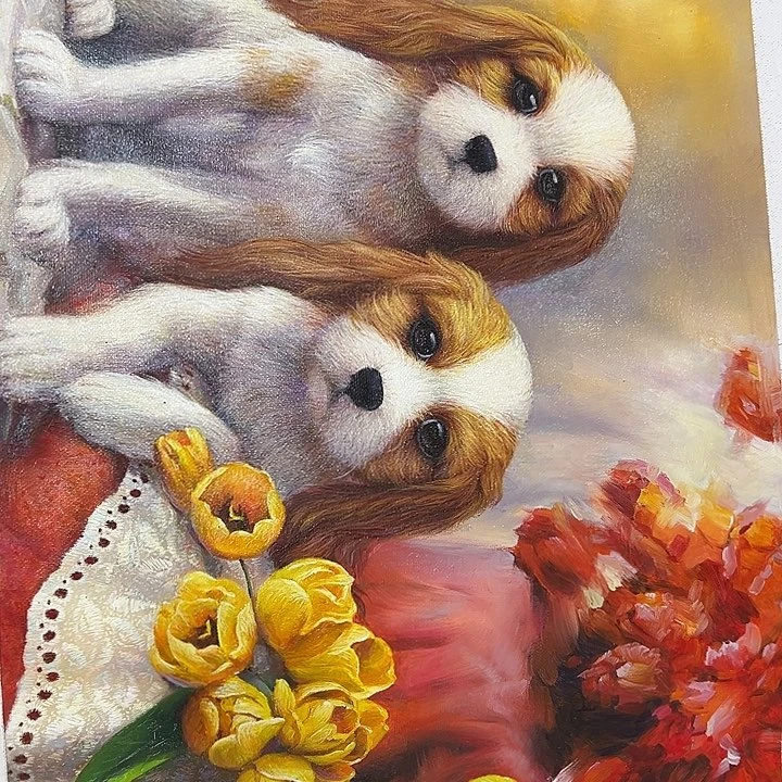 油画之一一直影子