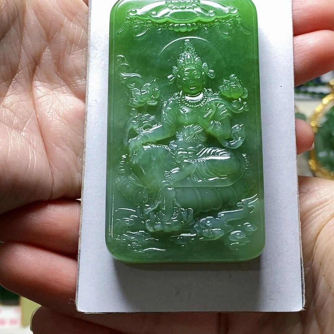 和田玉（碧玉）颈饰未镶嵌