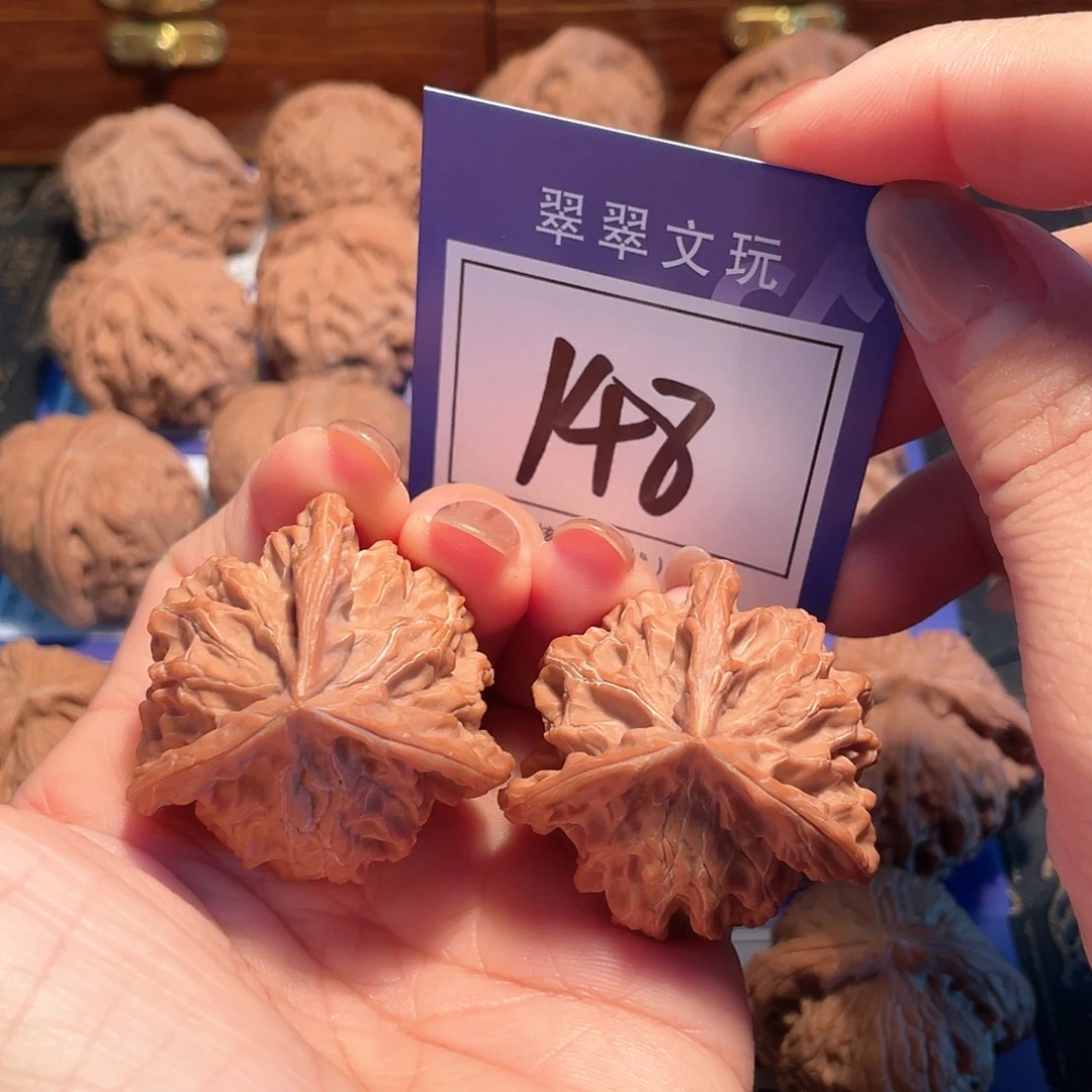 桃核把件148号全品三棱4.0