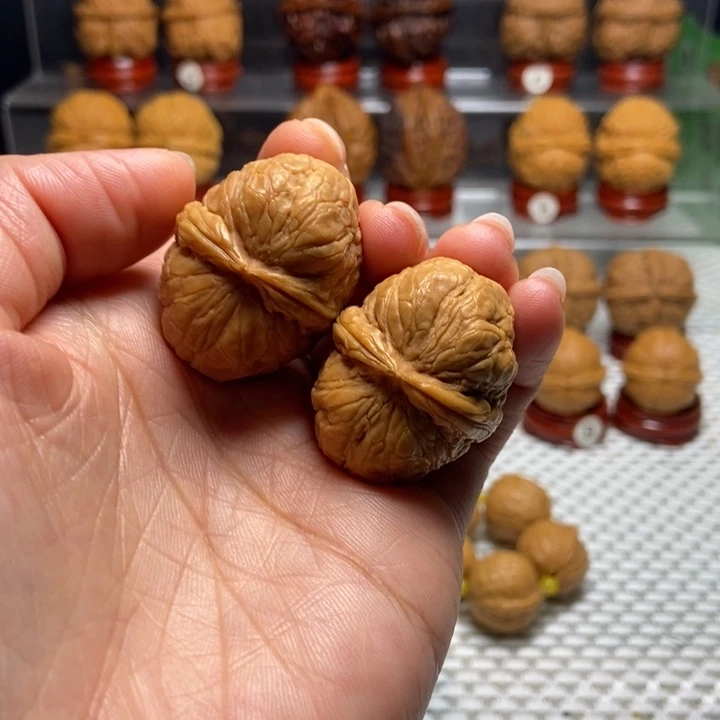 把件文玩核桃12粗筋小元宝