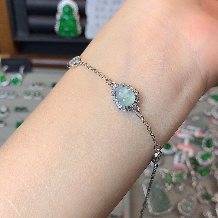 翡翠未镶嵌手链手链