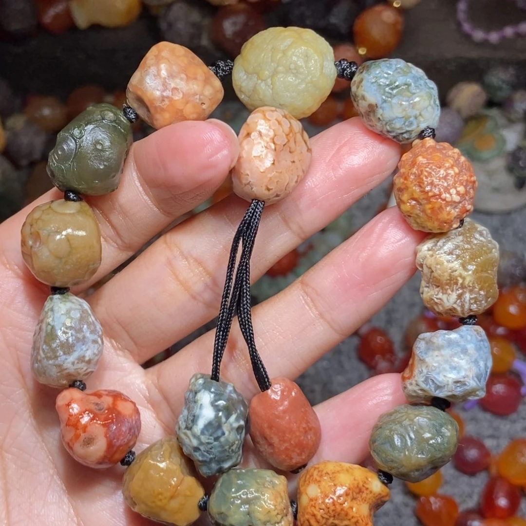 未镶嵌玛瑙/玉髓珠宝半成品