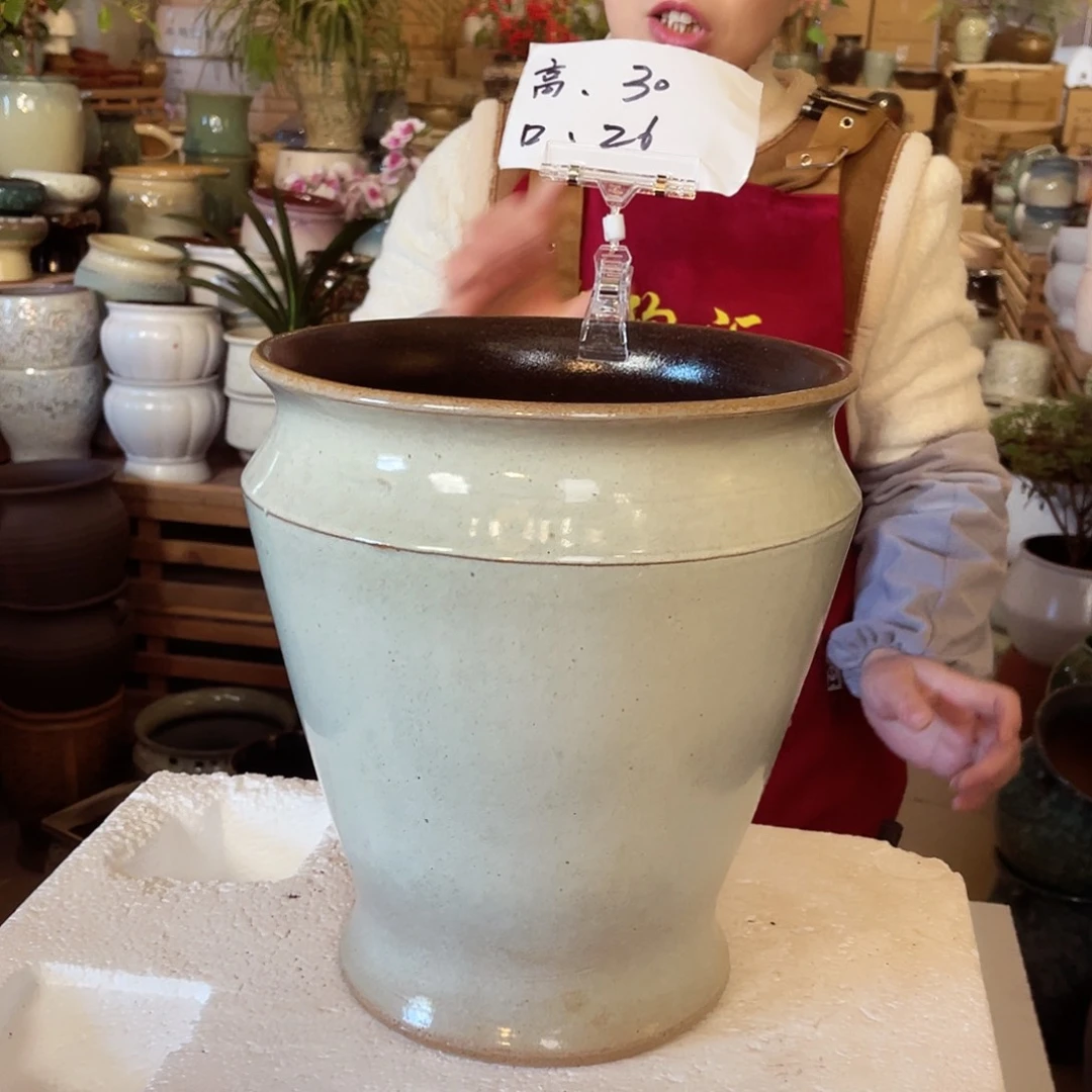 紫砂花盆高度30口径26