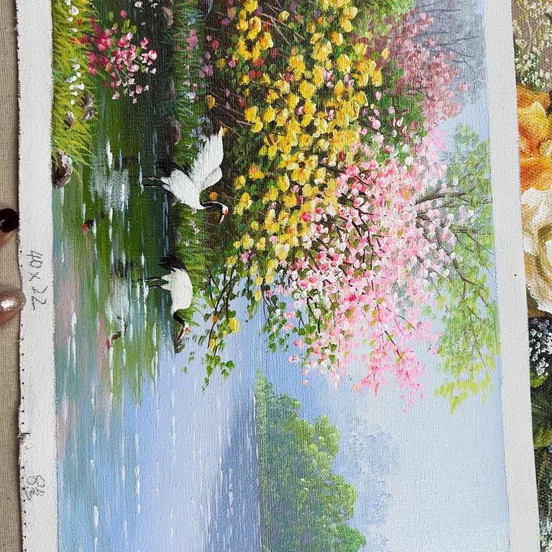油画朝鲜艺术家一级画家