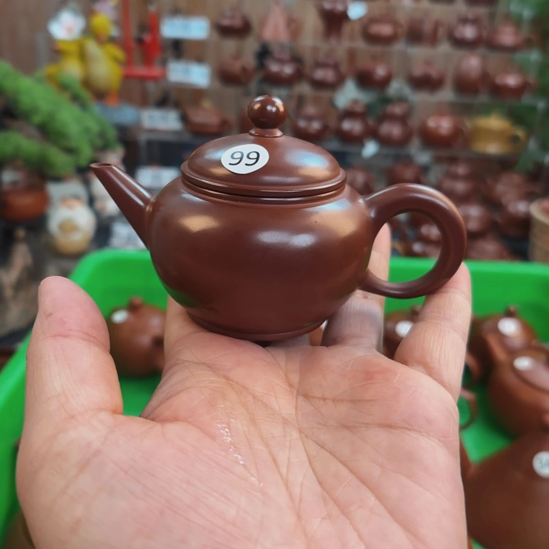 骏***行茶壶朱泥朱泥茶壶85C朱泥茶壶