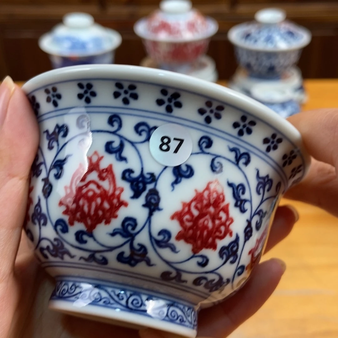 手绘现代茶具非古董