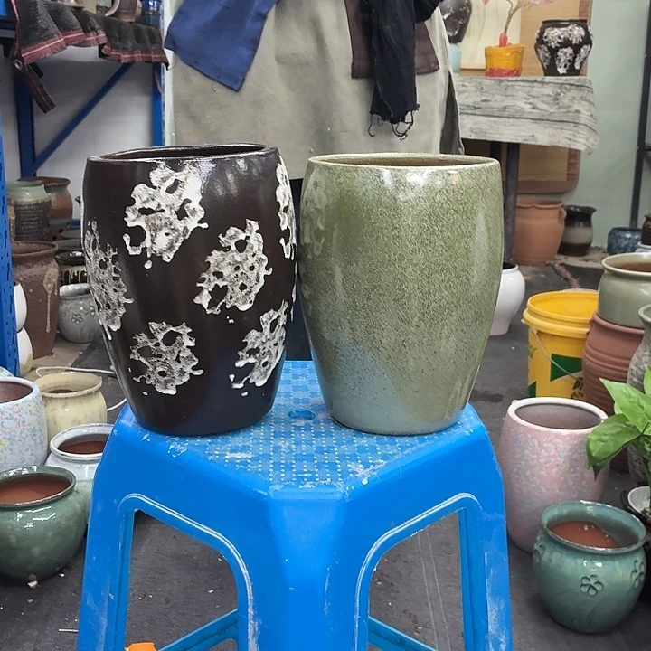 16×24 -粗陶花盆有孔-买买买