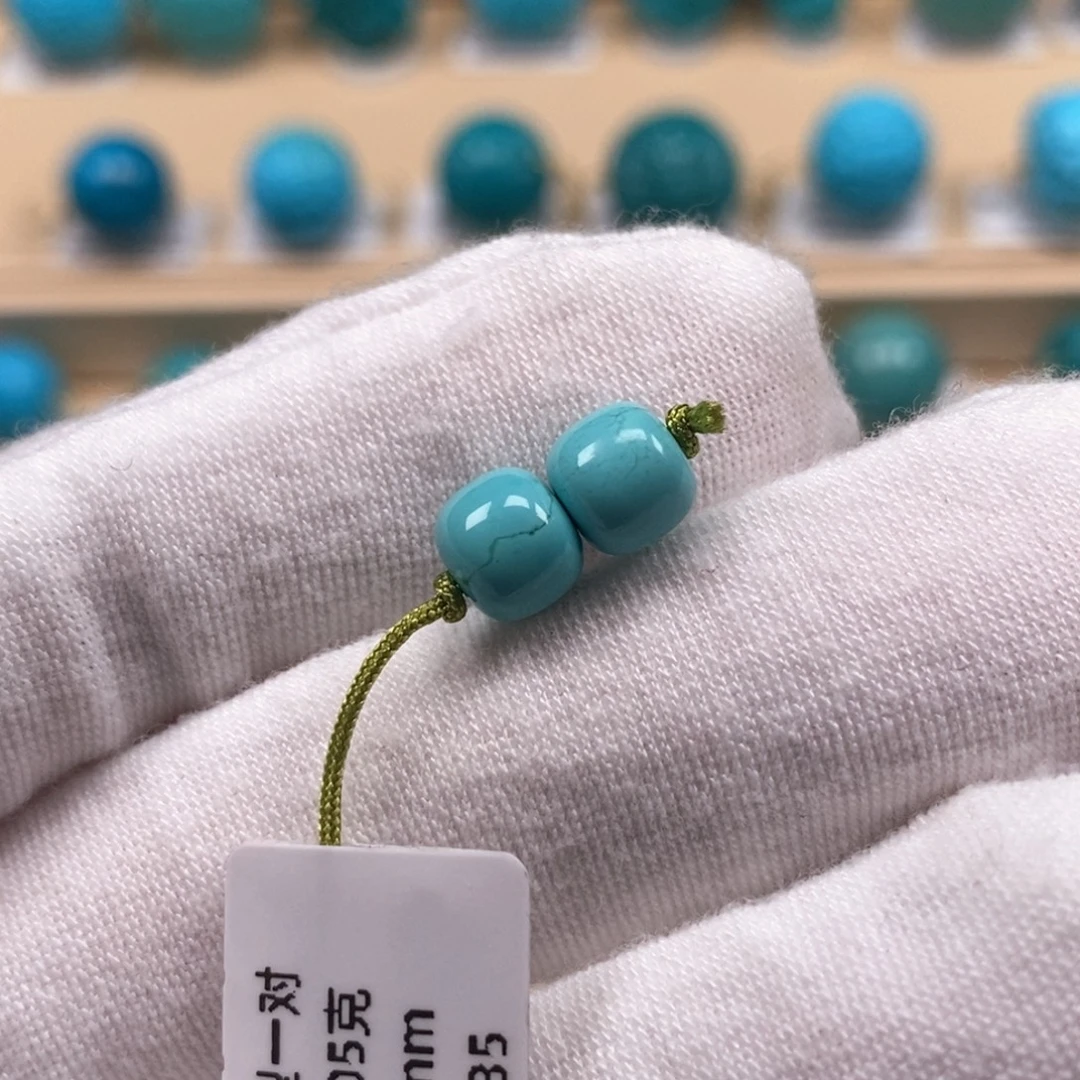 绿松石未镶嵌精品原矿高瓷绿松石