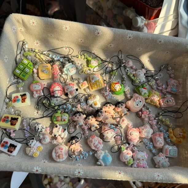 钥匙扣DIY手机链配件手工制作