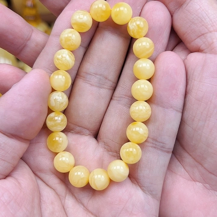 蜜蜡未镶嵌珠宝奇石啊*单圈