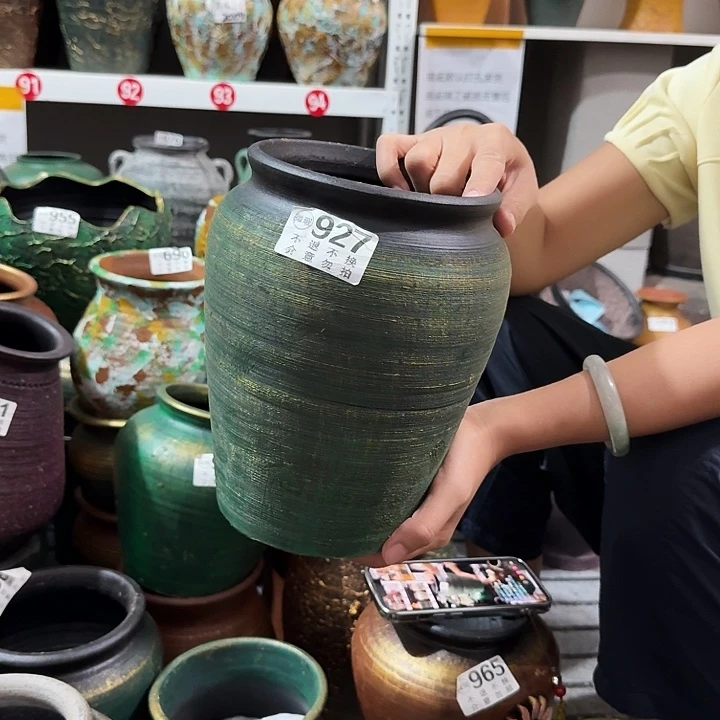 金绿坛子927高度23口径15