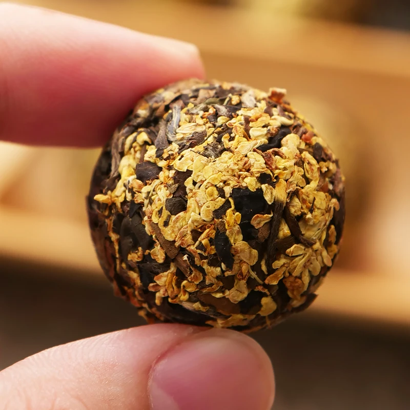 【桂花白茶250克】桂花龙珠茶花香水甜送礼桂花香浓香茶叶