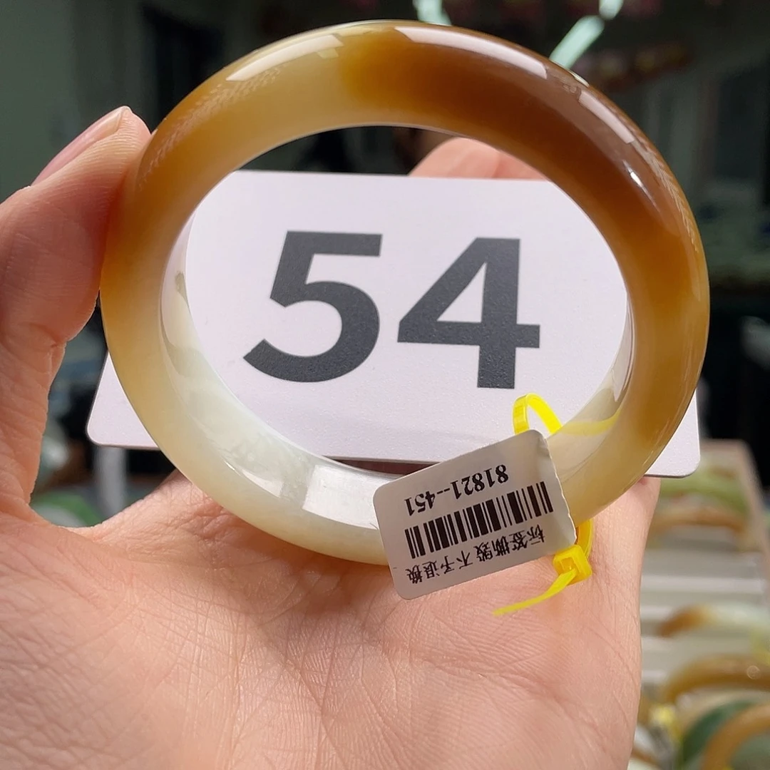 和田玉手镯未镶嵌小***光