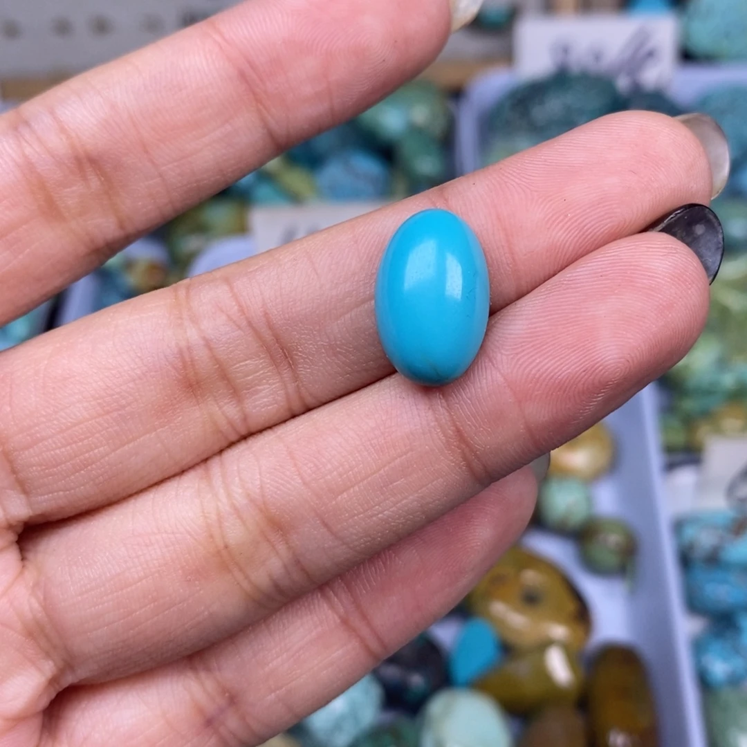 绿松石未镶嵌挂件