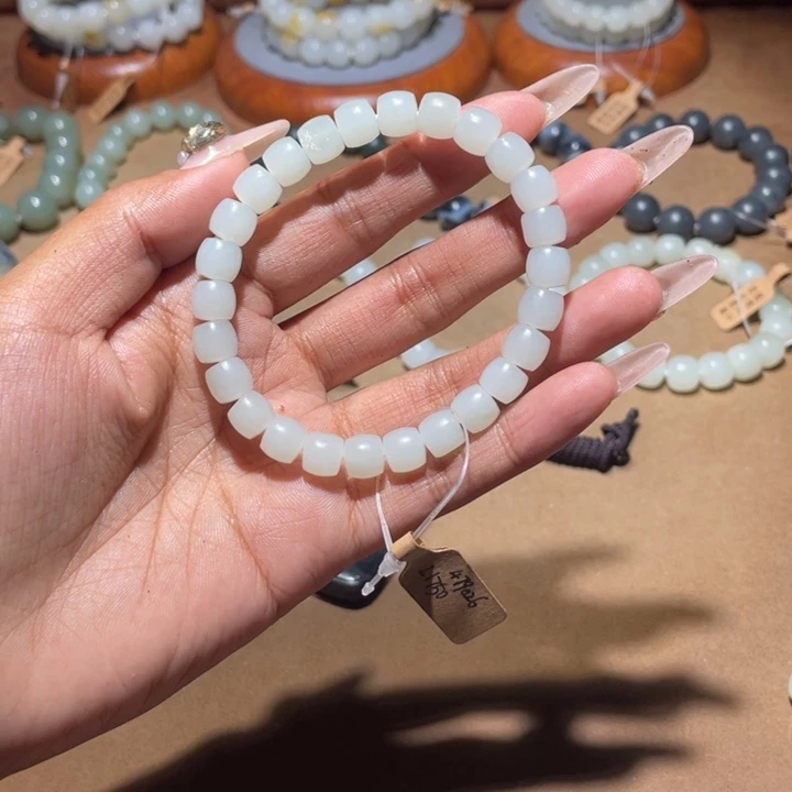 和田玉卡8直切未镶嵌