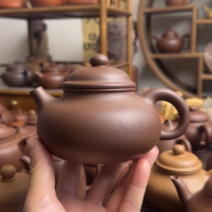 紫砂茶壶容天380cc台西嫩底槽清