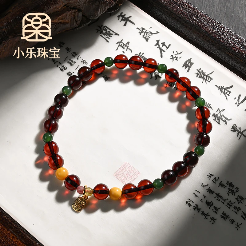 原创设计款血珀手链多样性发一-11055