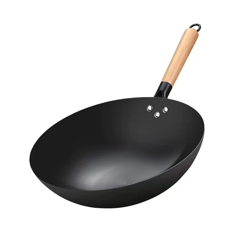 9638无涂层34cm大铁锅