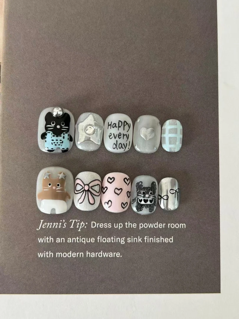 【小熊宝】Melody纯手工穿戴甲