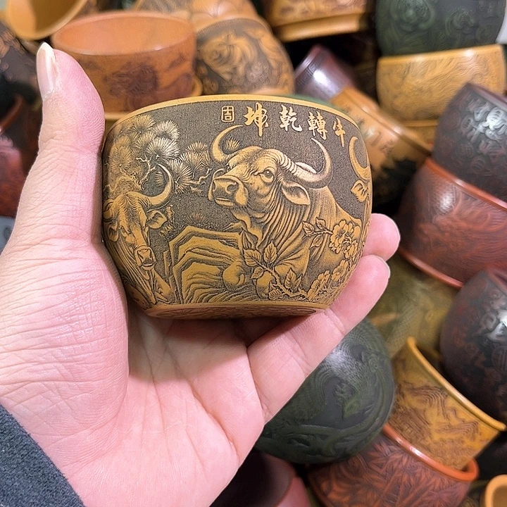 茶杯紫砂全手工紫砂主人杯