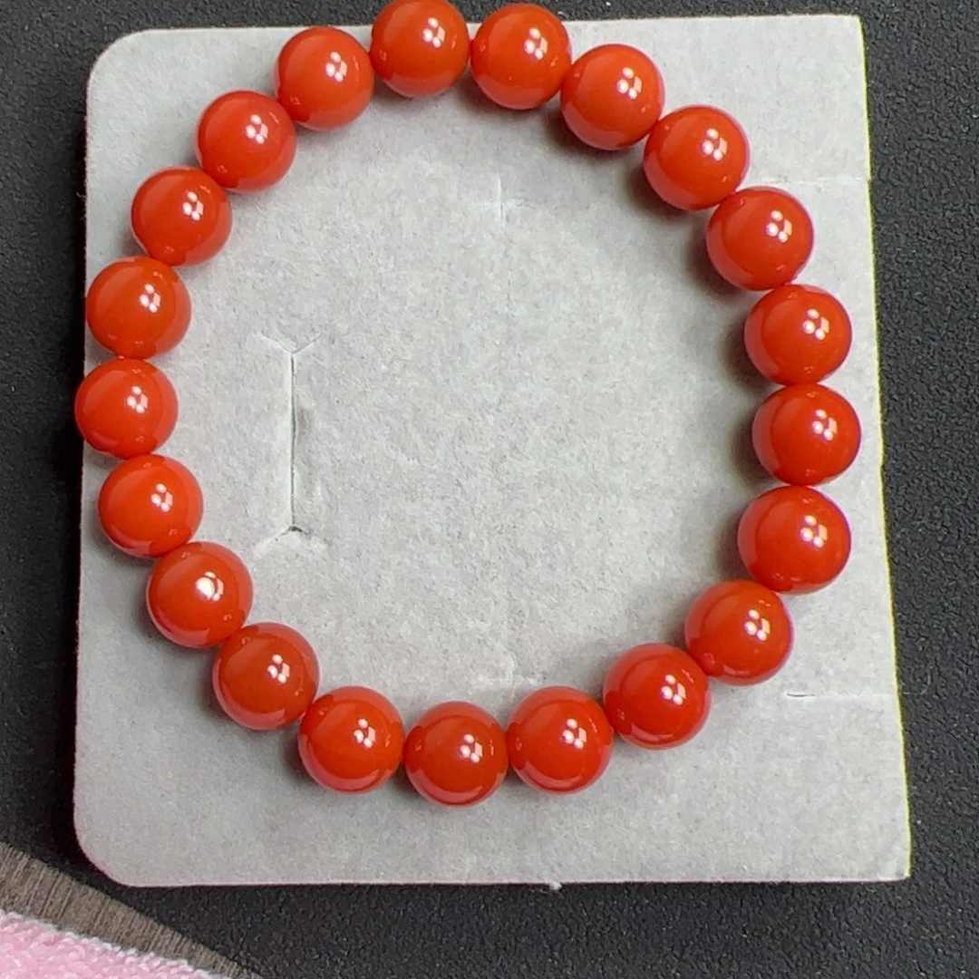 南红玛瑙手串未镶嵌