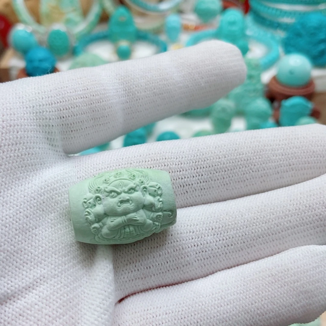 绿松石未镶嵌珠子