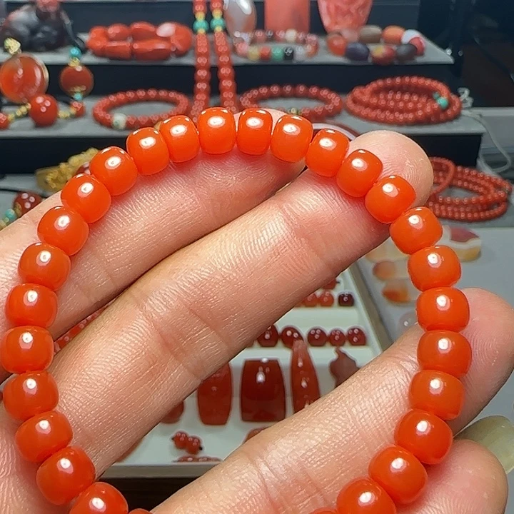 未镶嵌手链南红玛瑙