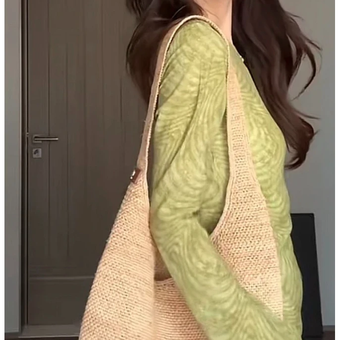 芝芝【绿野诗行】夏季女法式复古气质印花显瘦修身长袖连衣裙