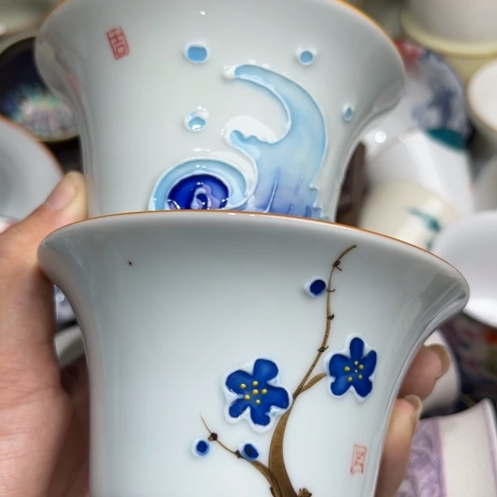 2只微瑕茶具茶具茶具