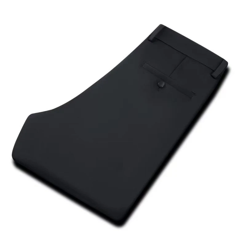 加绒休闲男士绵羊毛休闲裤黑色 7663