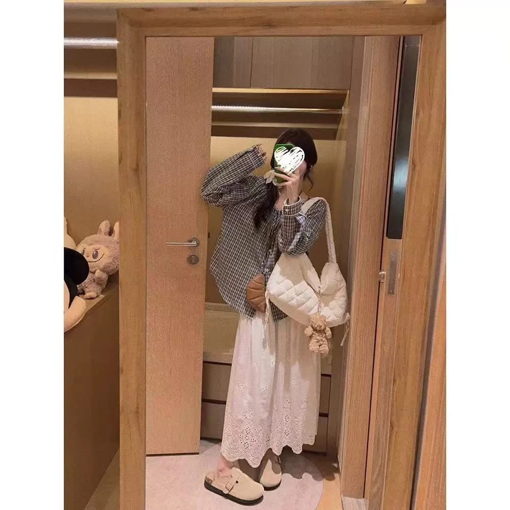 INS风纯欲风慵懒风甜美时尚套装早秋长袖温柔裙子1338