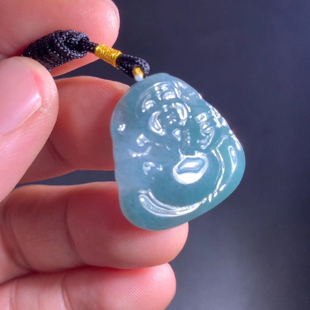 翡翠未镶嵌颈饰天然A货翡翠时尚气质女款吊坠挂坠