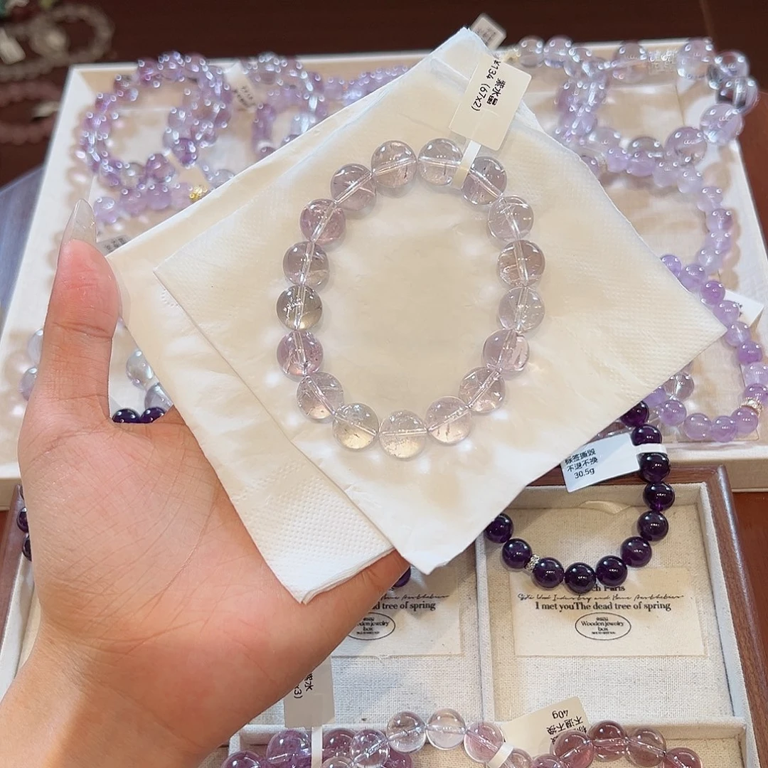 水晶手链未镶嵌晚*48小时鉴赏