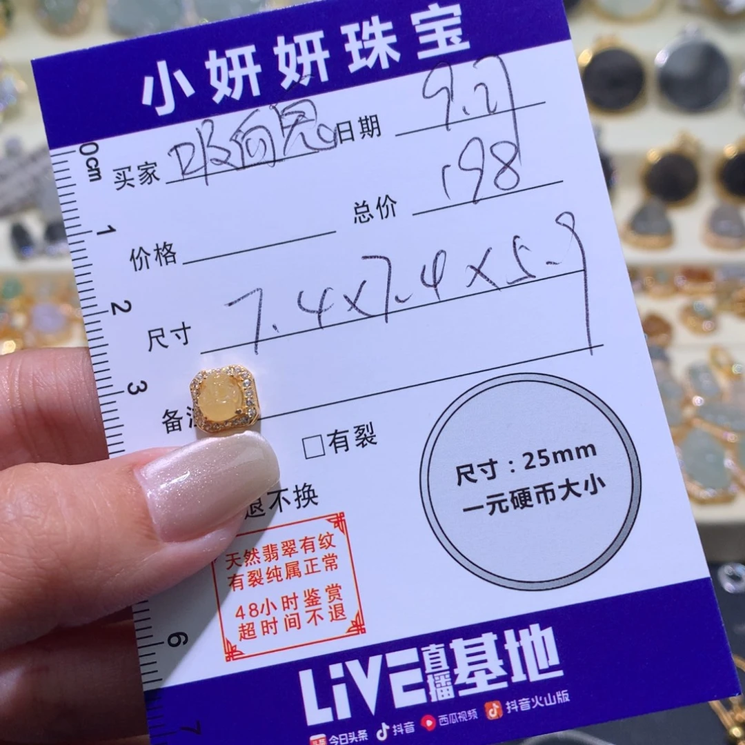 吸***女翡翠银S925镶嵌颈饰路路通