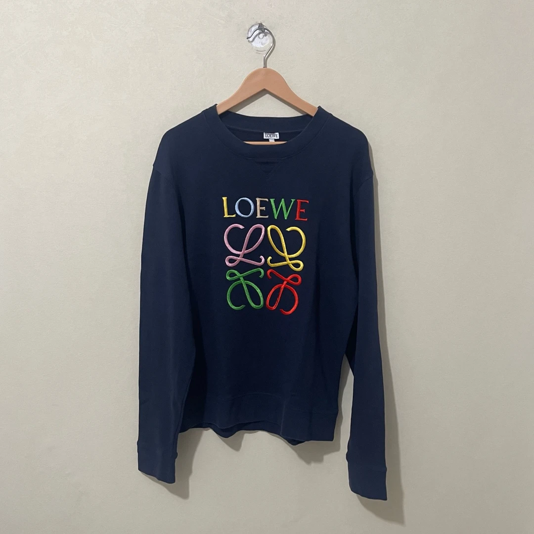 99新 LOEWE/罗意威 99新 LOEWE/罗意威 彩色刺绣经典logo卫衣 L码