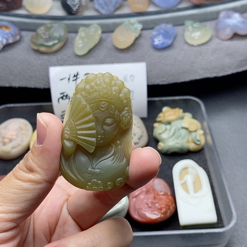 【闪购商品】未镶嵌吊坠定制石英质玉