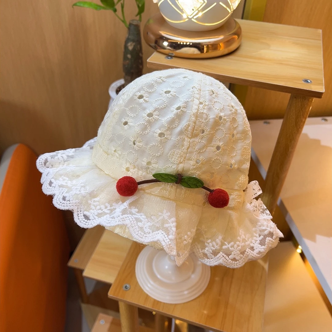 婴儿帽子春秋季薄款宝宝遮阳帽洋气春秋夏季防晒渔夫帽儿童太阳帽