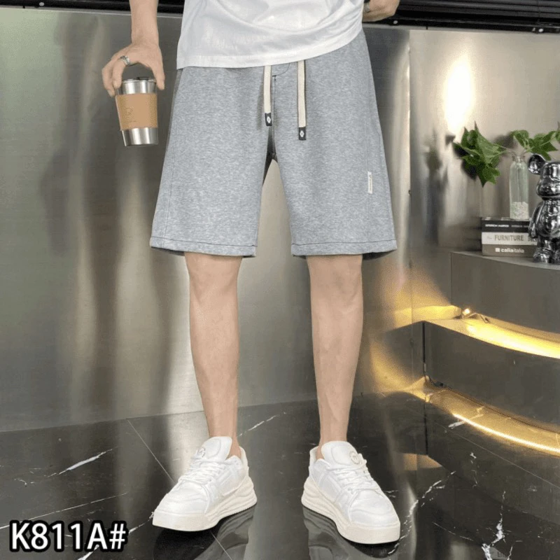 五分新款夏季潮流时尚休闲裤百搭裤子简约中裤 811