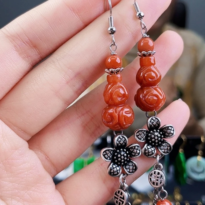 翡翠耳饰未镶嵌饰品